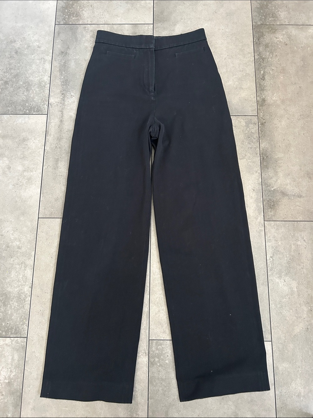 & other stories black straight leg trouser pants 4